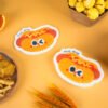 Tasty Friends â Hotdog Sponge | Biodegradable Cellulose Two Doyourclean hotdog sponges on golden surface with wheat and pumpkin decor.