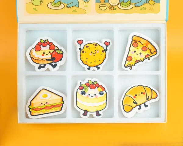 Bakery Friends cellulose sponge gift box overview